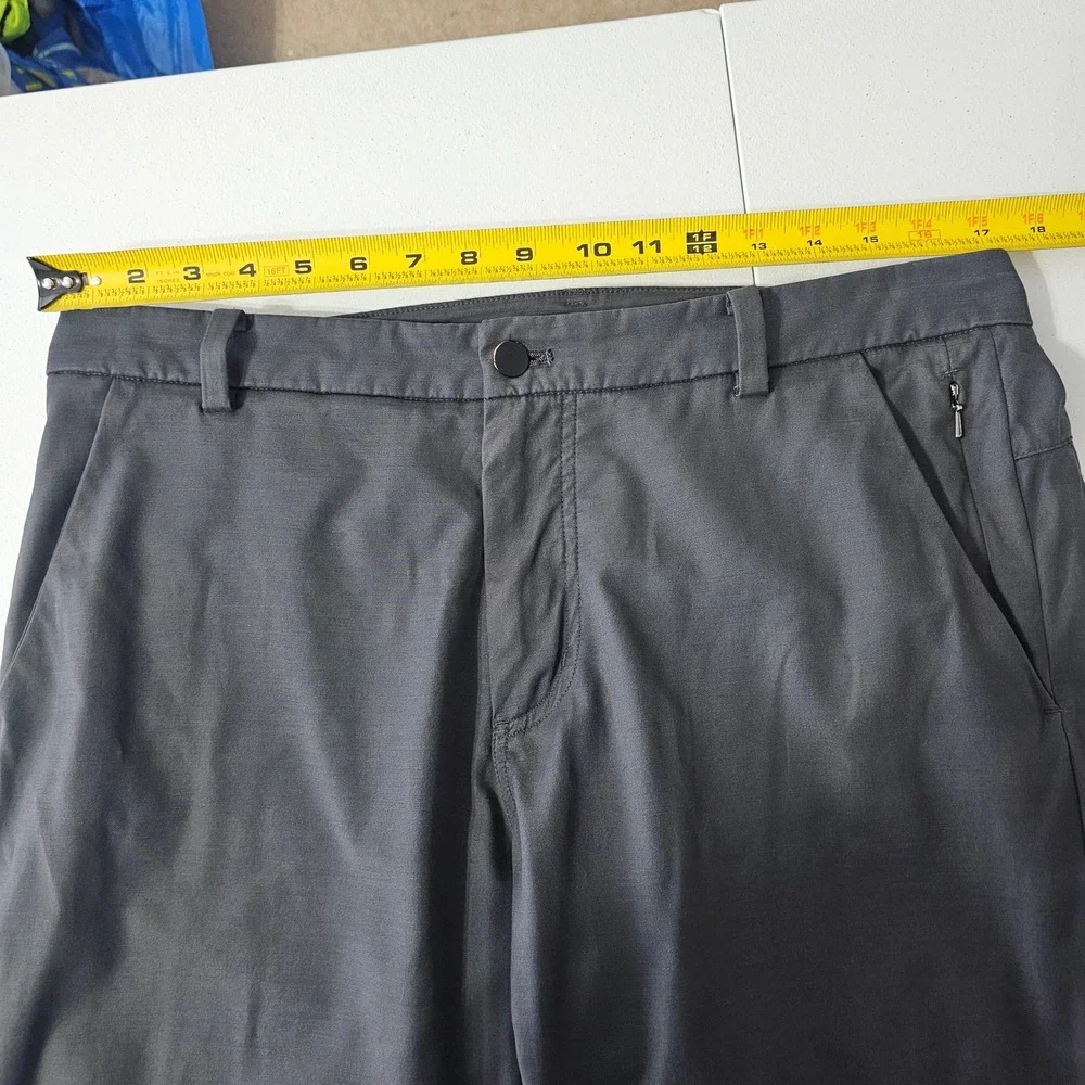 Lululemon ABC Slim Fit Pants 34x33 Dark Grey Athleisure Gorpcore‎ Active Stretch